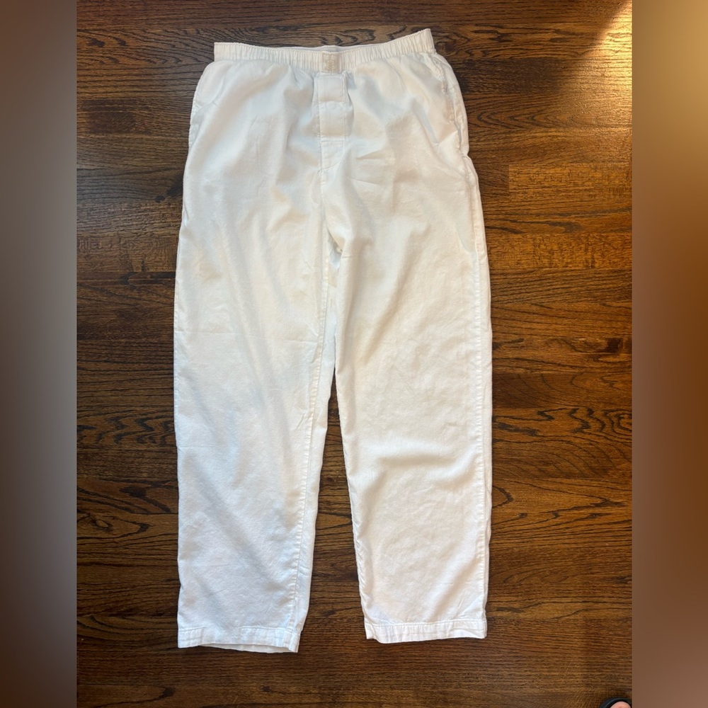 SKIMS White Women's pajama Pants hotel collection size M